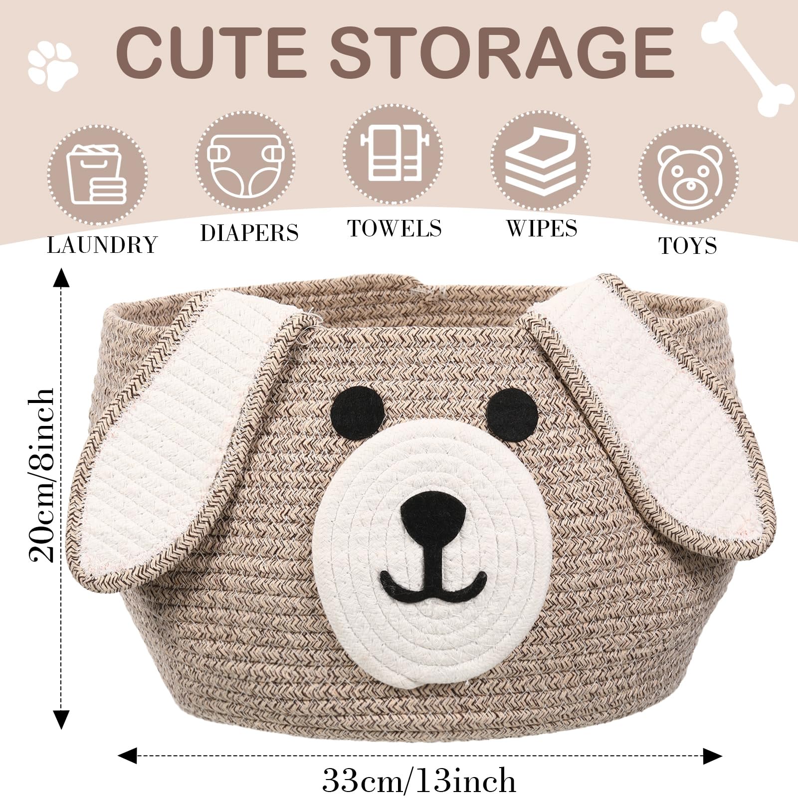 Zopeal puppy design detail adds playful charm to any room.