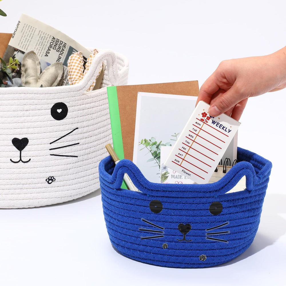 Zopeal small 8.3x4.7 inch basket showcased for compact storage.