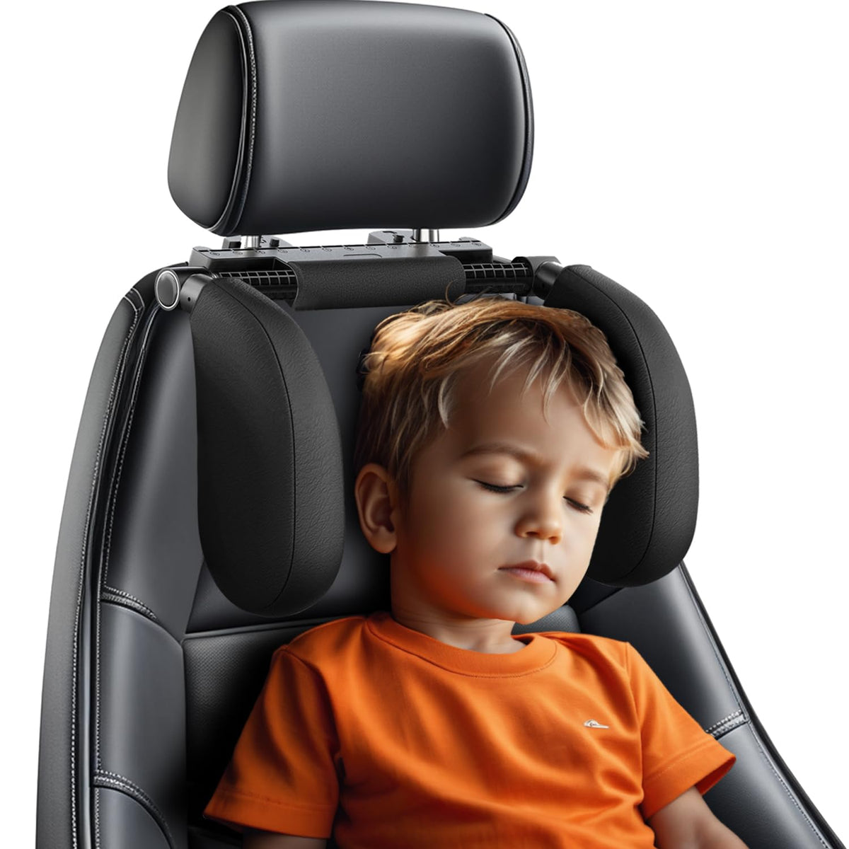 zorunowa car headrest pillow front view for travel comfort