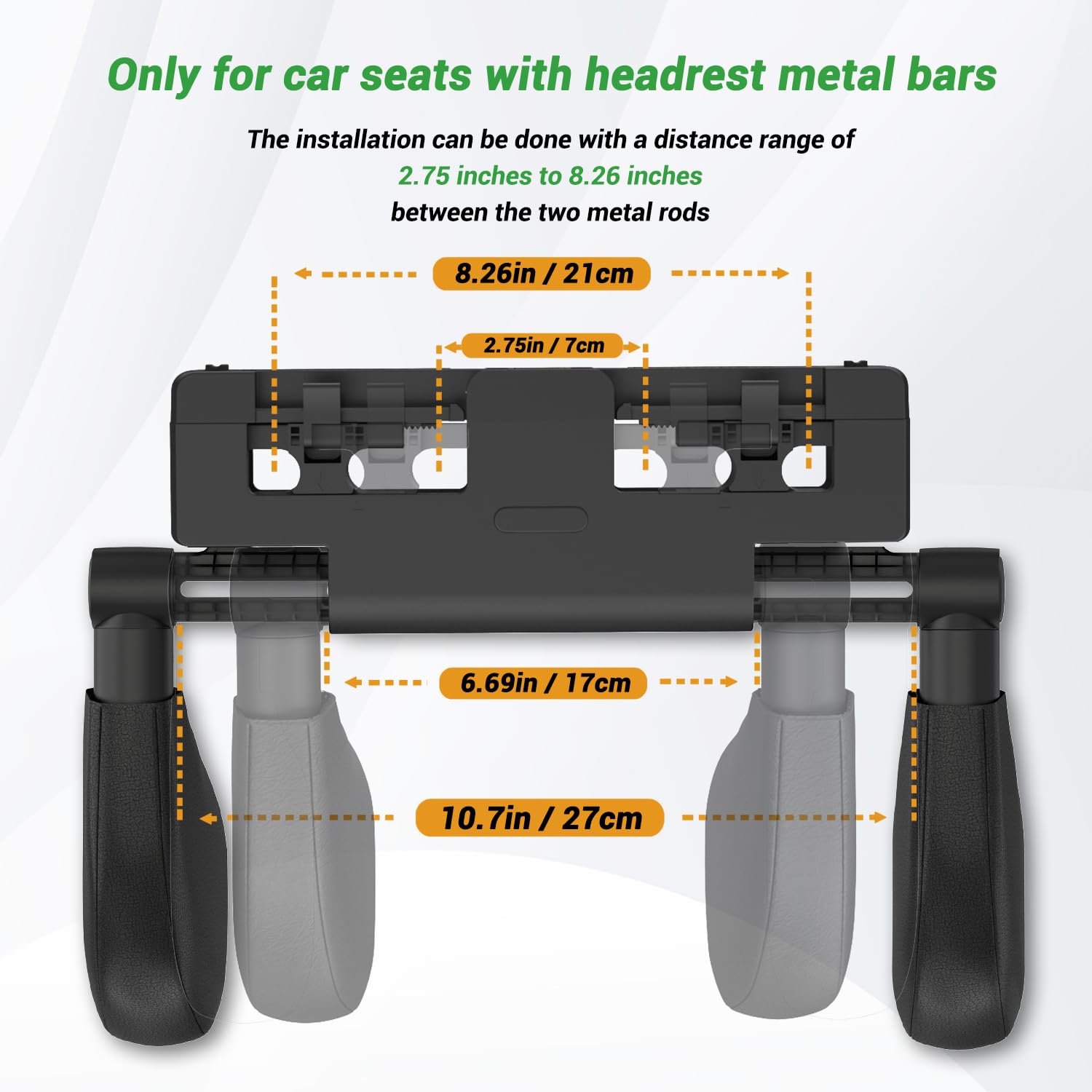 Zorunowa space-saving design tucks away when not in use in the car.