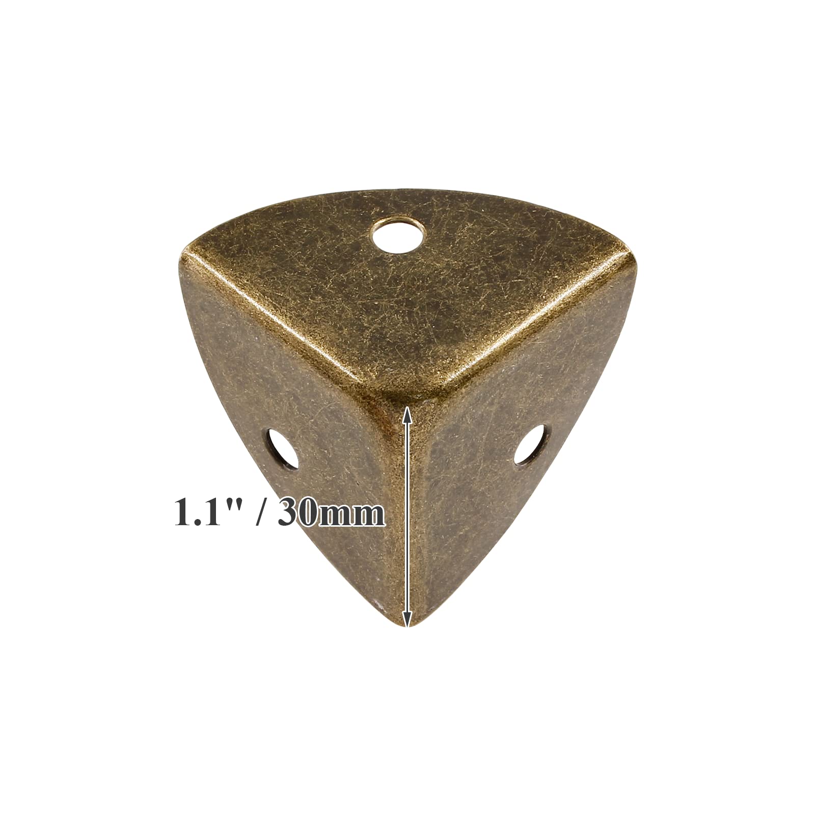Zorveiio bronze corner guard close-up emphasizes sturdy steel and rust-free durability.
