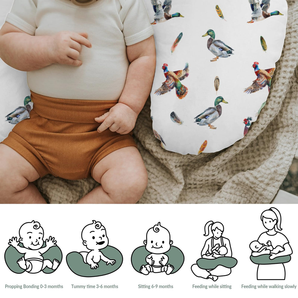 ZoUbqchY 22x18 inch U-shaped pillow fit for nursing covers
