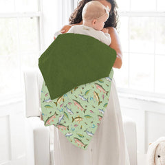 ZoUbqchY fishing baby blanket unisex design suits boys and girls
