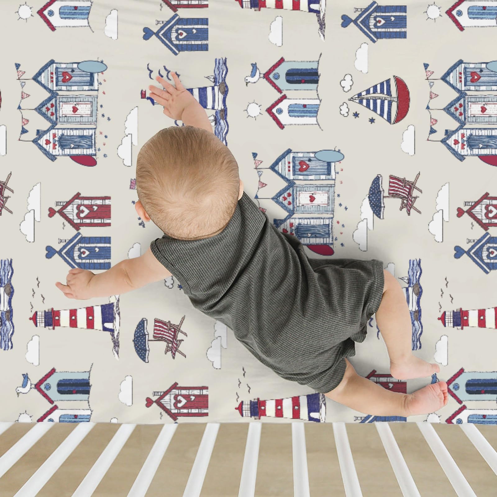 ZoUbqchY Silky-soft polyester sheet feels breathable for baby naps