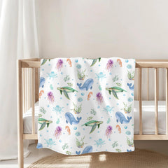 ZoUbqchY blanket in toddler bed showing large size option