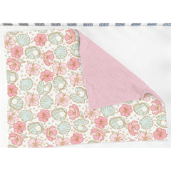 ZoUbqchY Boho Mermaid blanket dots backing adds gentle warmth and soothing texture.