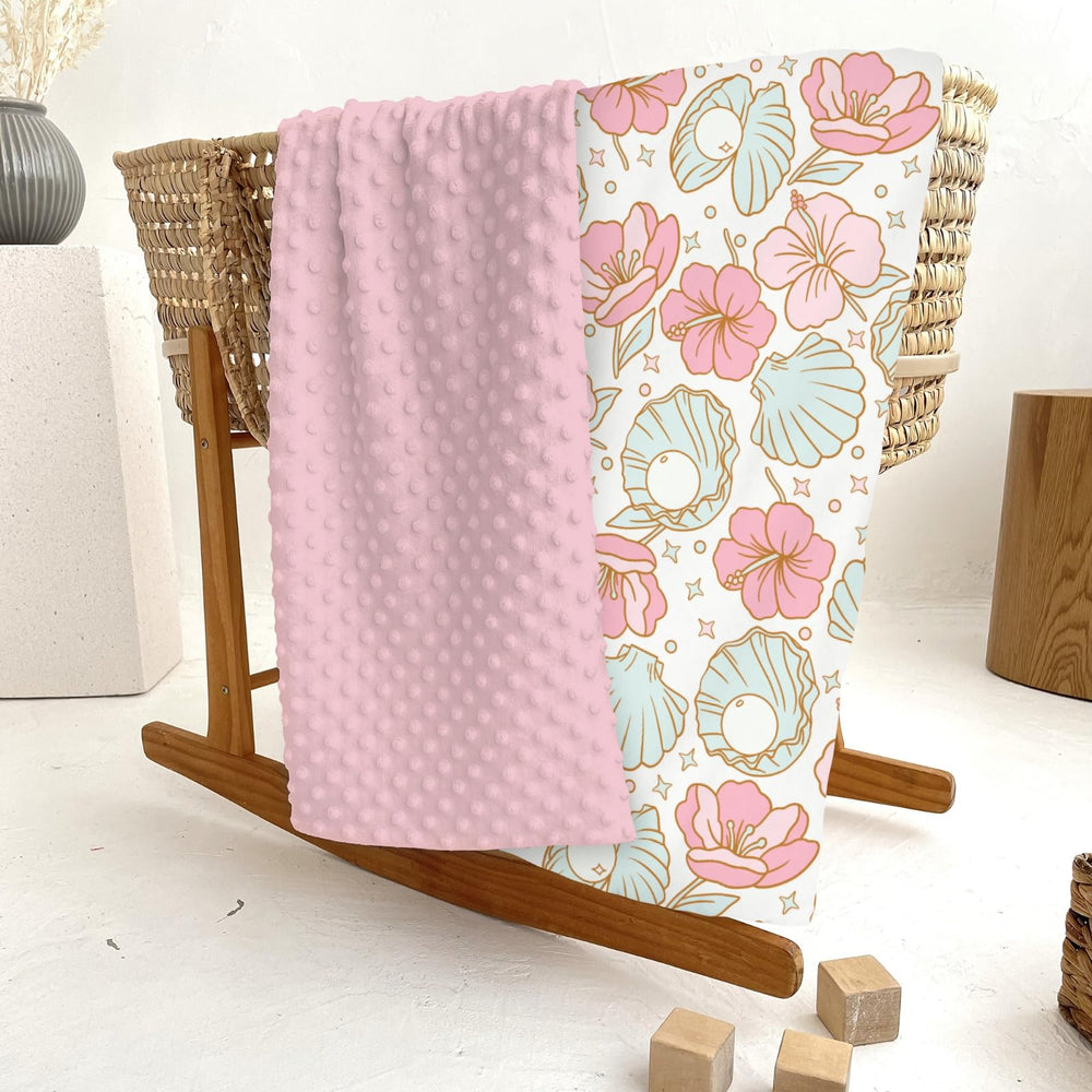 ZoUbqchY Boho blanket used as stroller cover for shade and comfort on walks.