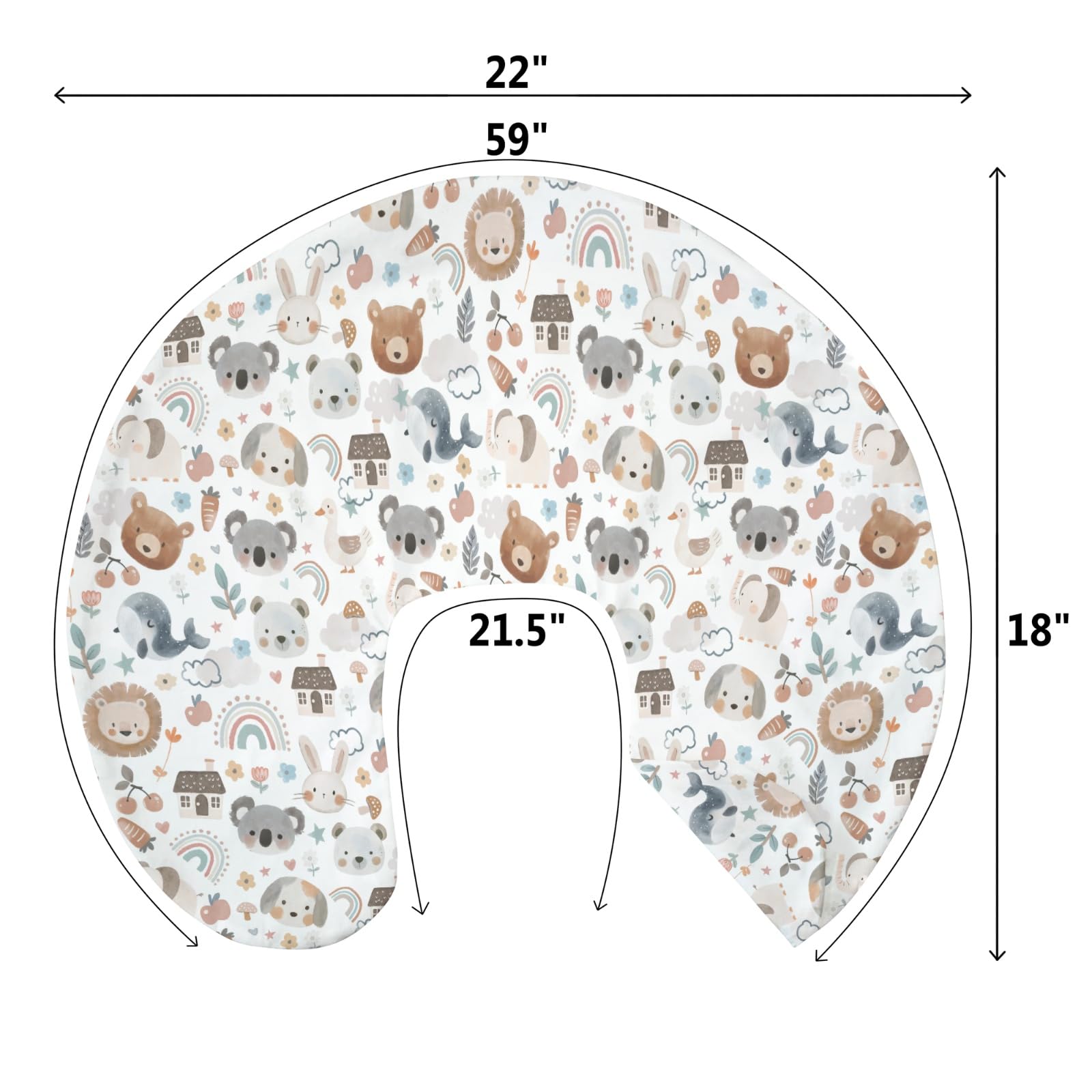 ZoUbqchY machine-washable fabric simplifies cleanup after everyday use.