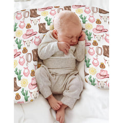 ZoUbqchY cactus sun print closeup, playful western detail enhances nursery décor