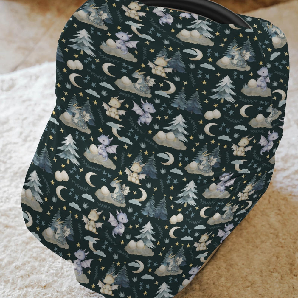 ZoUbqchY dragon moon stars pattern coordinates nursery decor