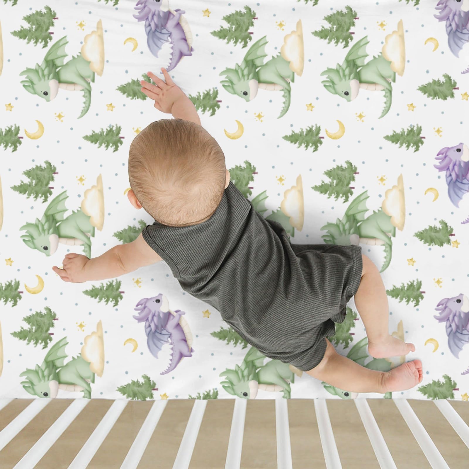 ZoUbqchY bottom elastic band keeps sheet securely in place during sleeps.