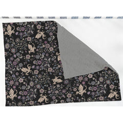 ZoUbqchY Fantasy Floral Dragons Blanket dotted backing detail adds gentle warmth