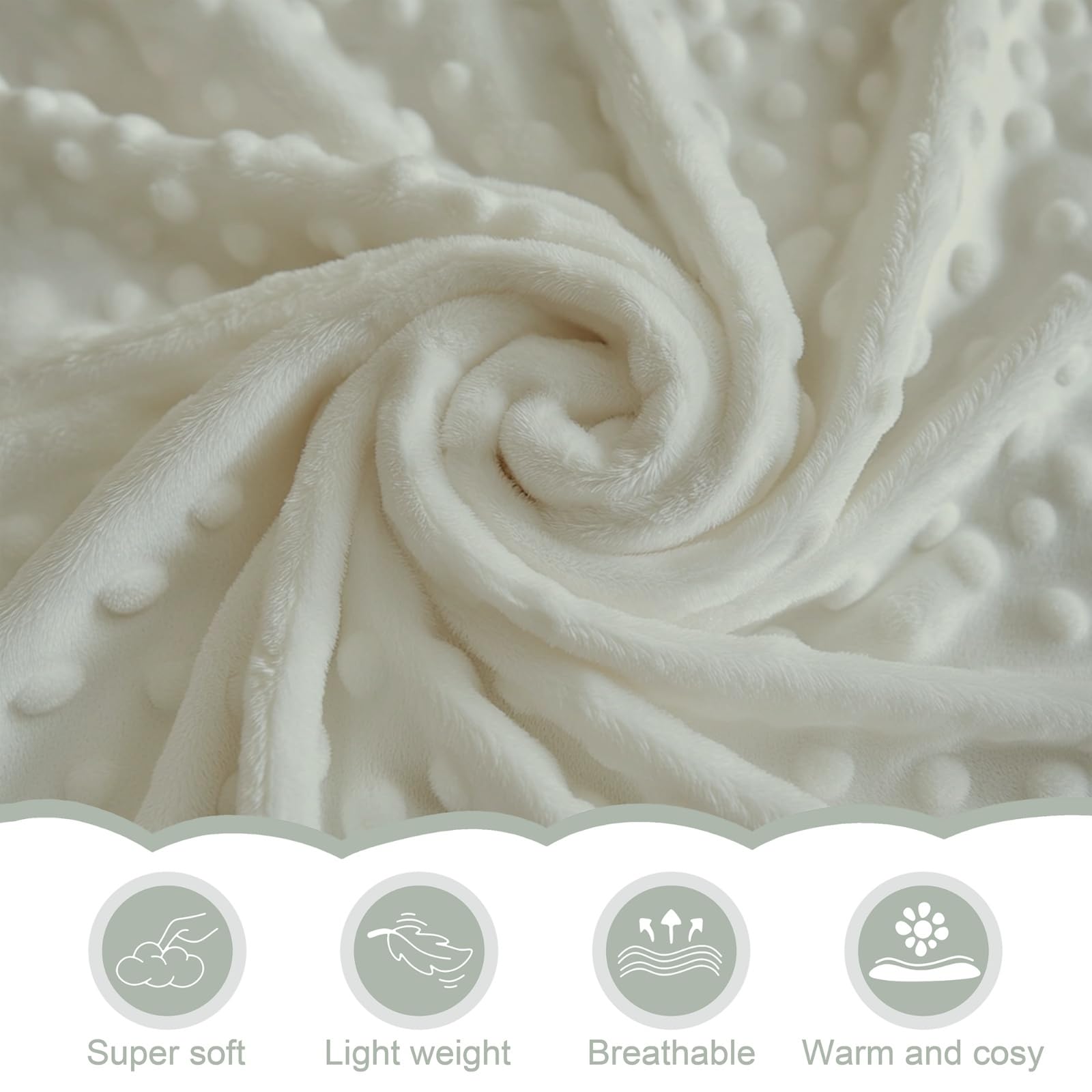 ZoUbqchY goat boho floral blanket baby sleep time soft warmth