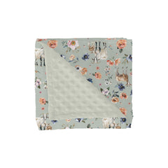 ZoUbqchY goat boho floral blanket front view for cozy newborn swaddling and crib comfort