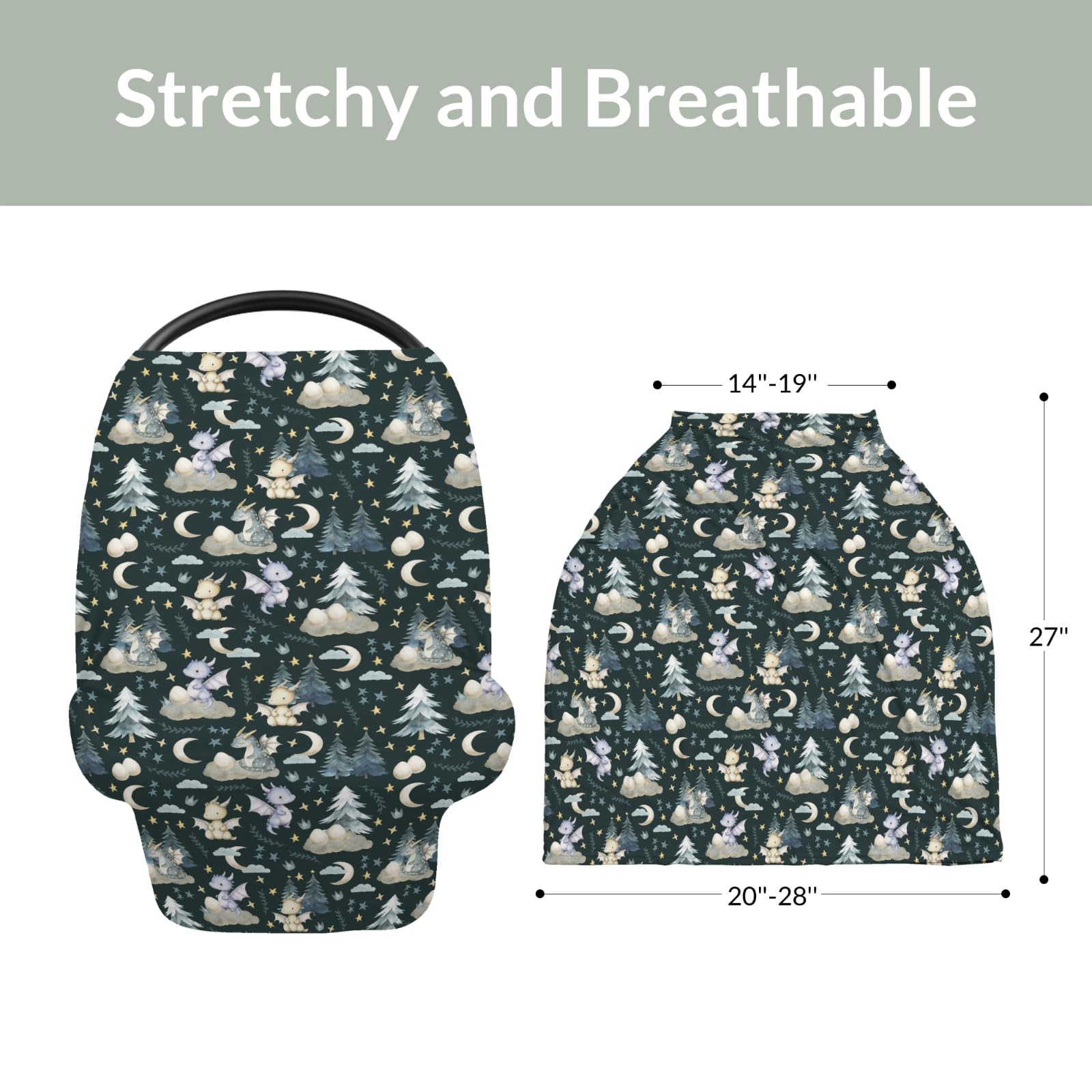 ZoUbqchY multi-use cover used as car canopy scarf or shopping cart cover