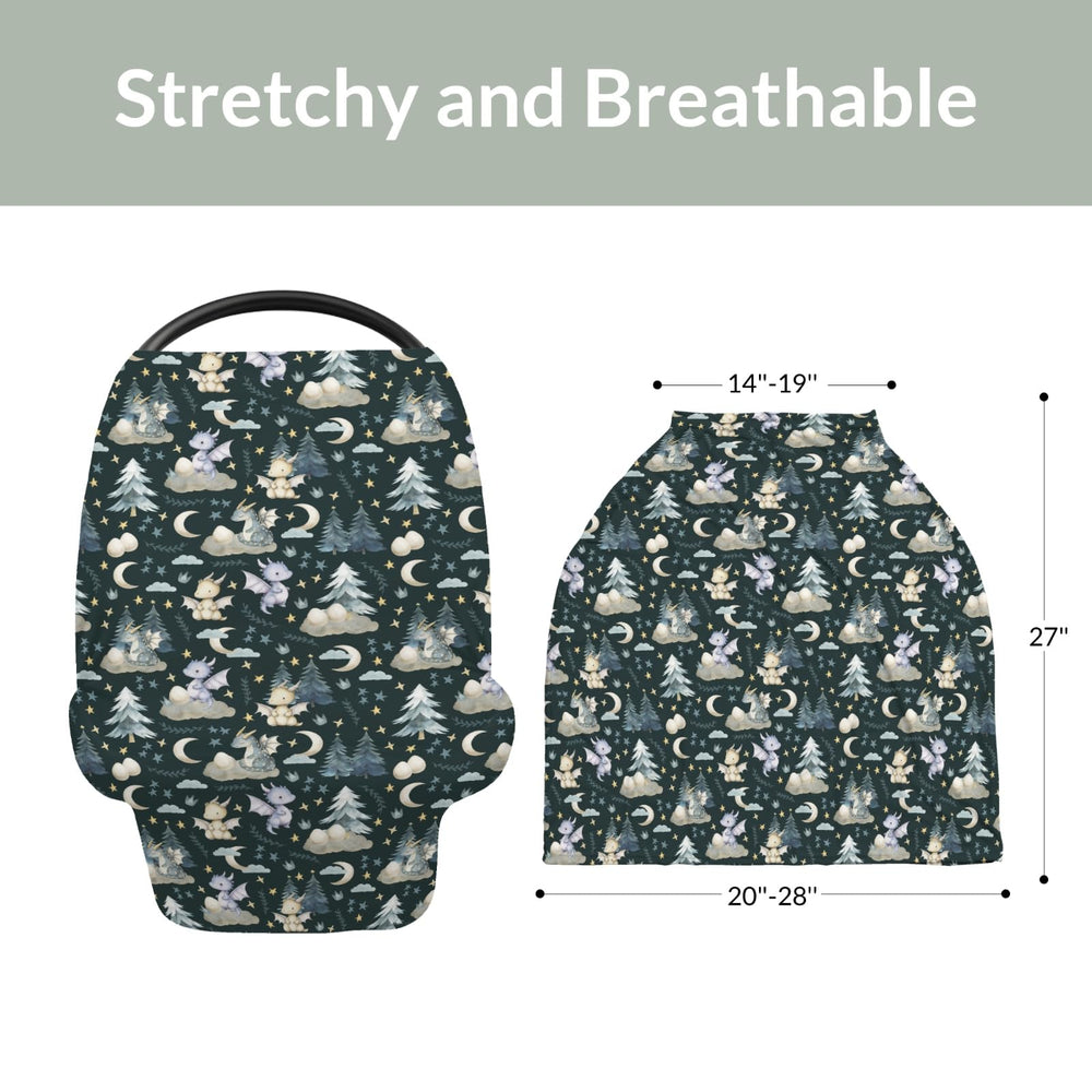 ZoUbqchY multi-use cover used as car canopy scarf or shopping cart cover