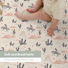 ZoUbqchY Vintage Western Cowgirl Sheets packaging ready for gifting and storage