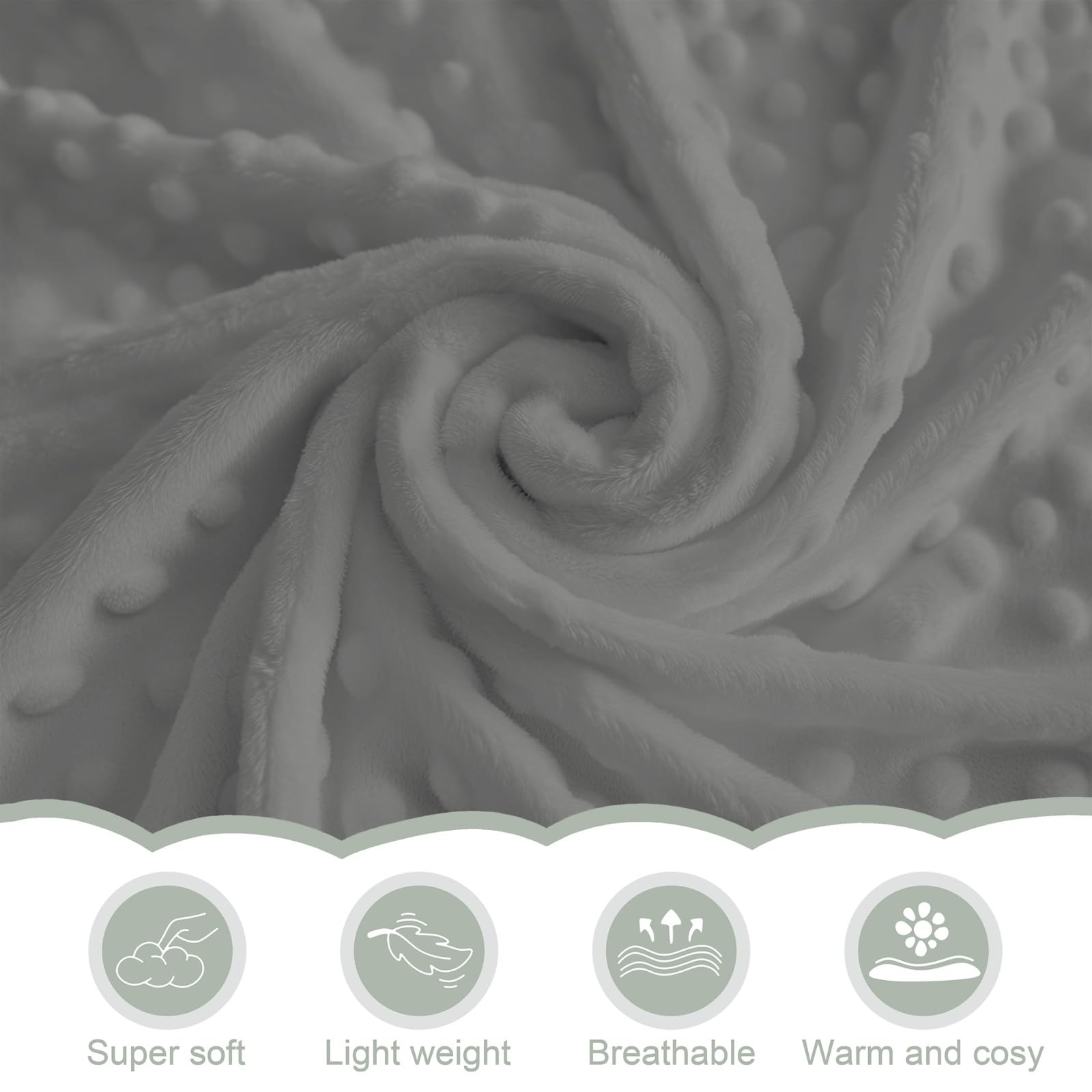 ZoUbqchY dotted-back texture on sea-animals blanket for infant sleep