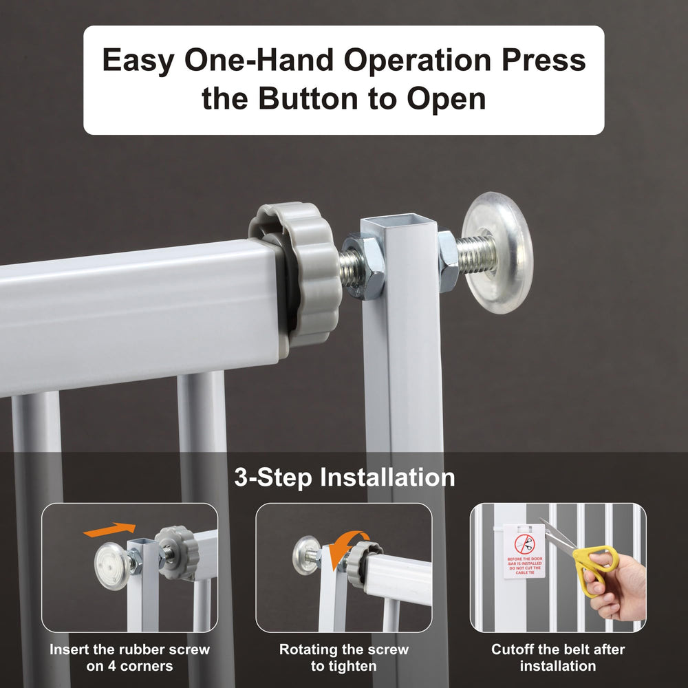 ZOUTEX pressure-mount installation keeps walls intact with secure, tool-free setup.
