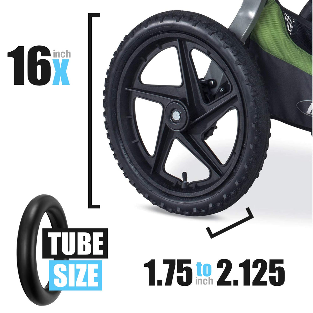ZOZOZO Bob rear tube durable rubber supports long-distance jogging.