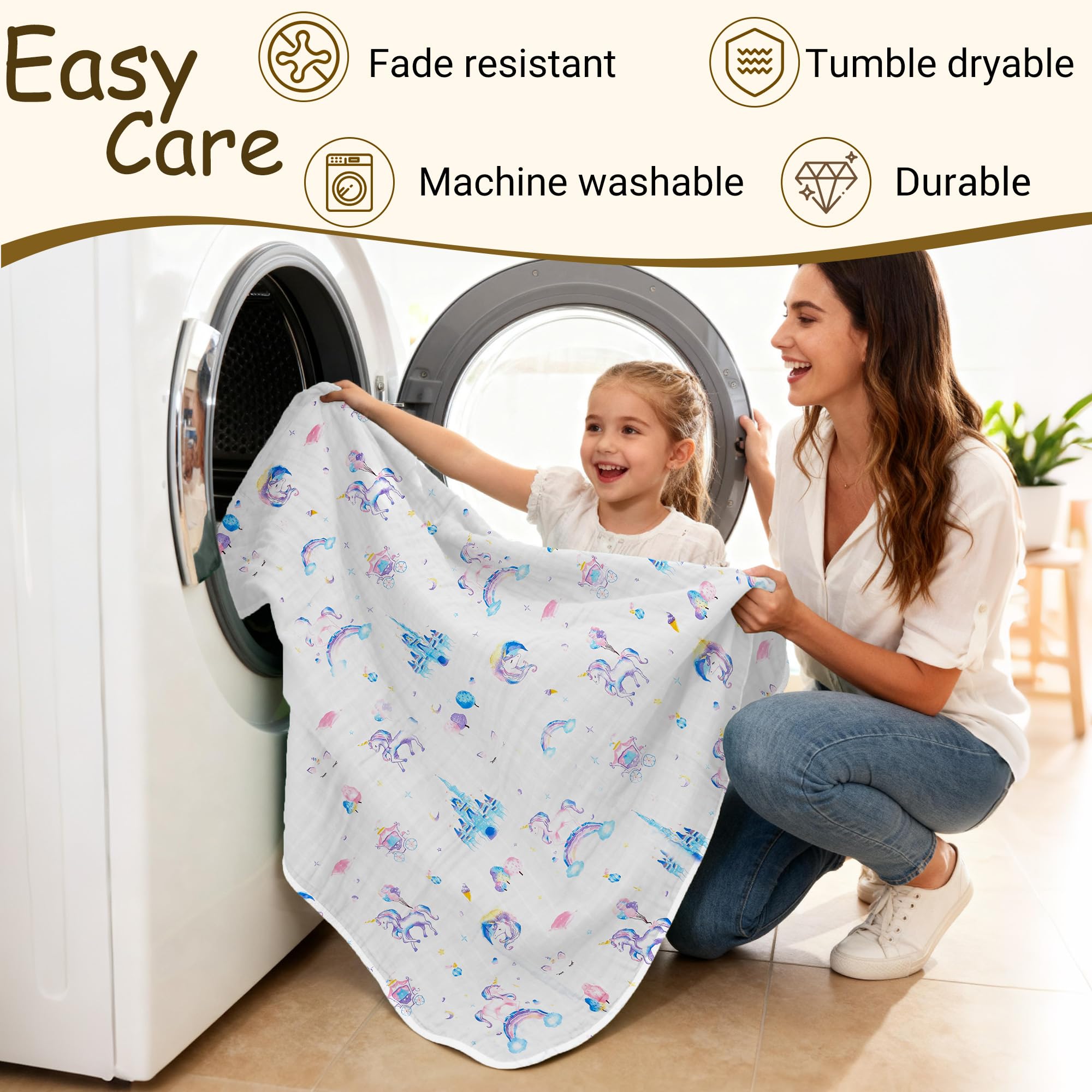 ZPECC Muslin blanket used as nursing cover for discreet warmth and coverage.