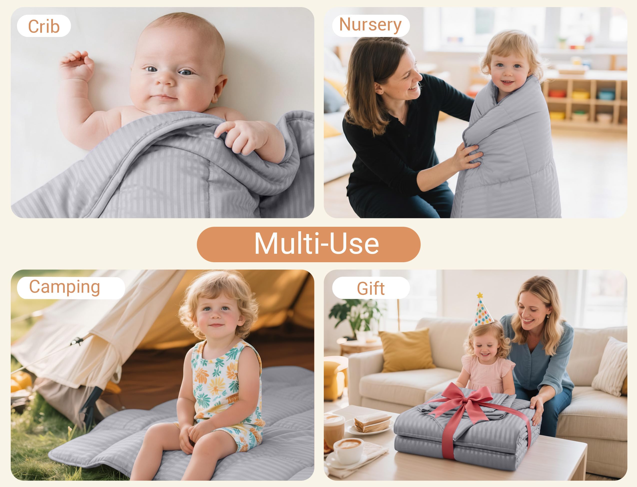 ZPECC Toddler Bedding Set OEKO-TEX certification badge signals safe, hypoallergenic materials.