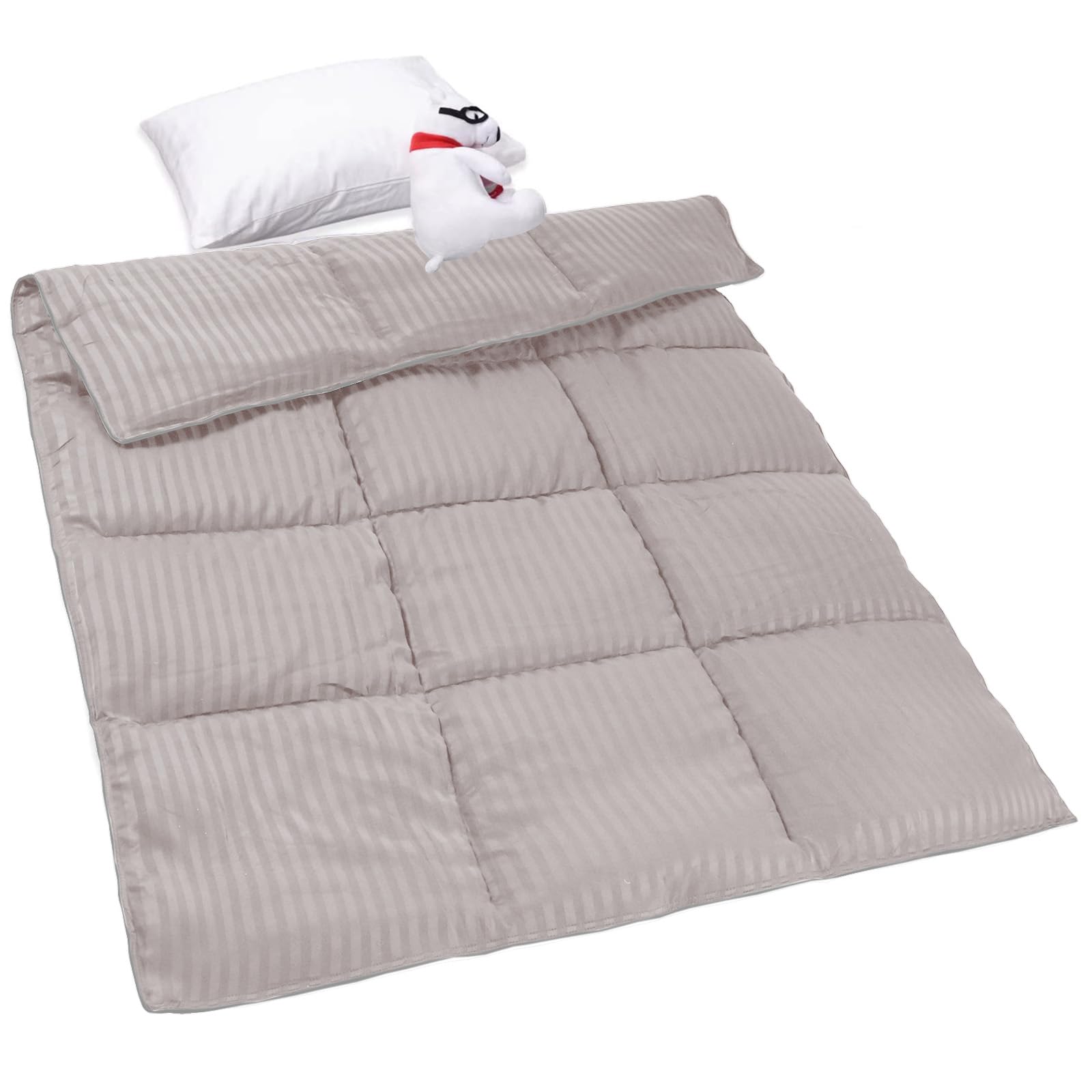 ZPECC Toddler Comforter fabric detail showing soft microfibers for all-season warmth