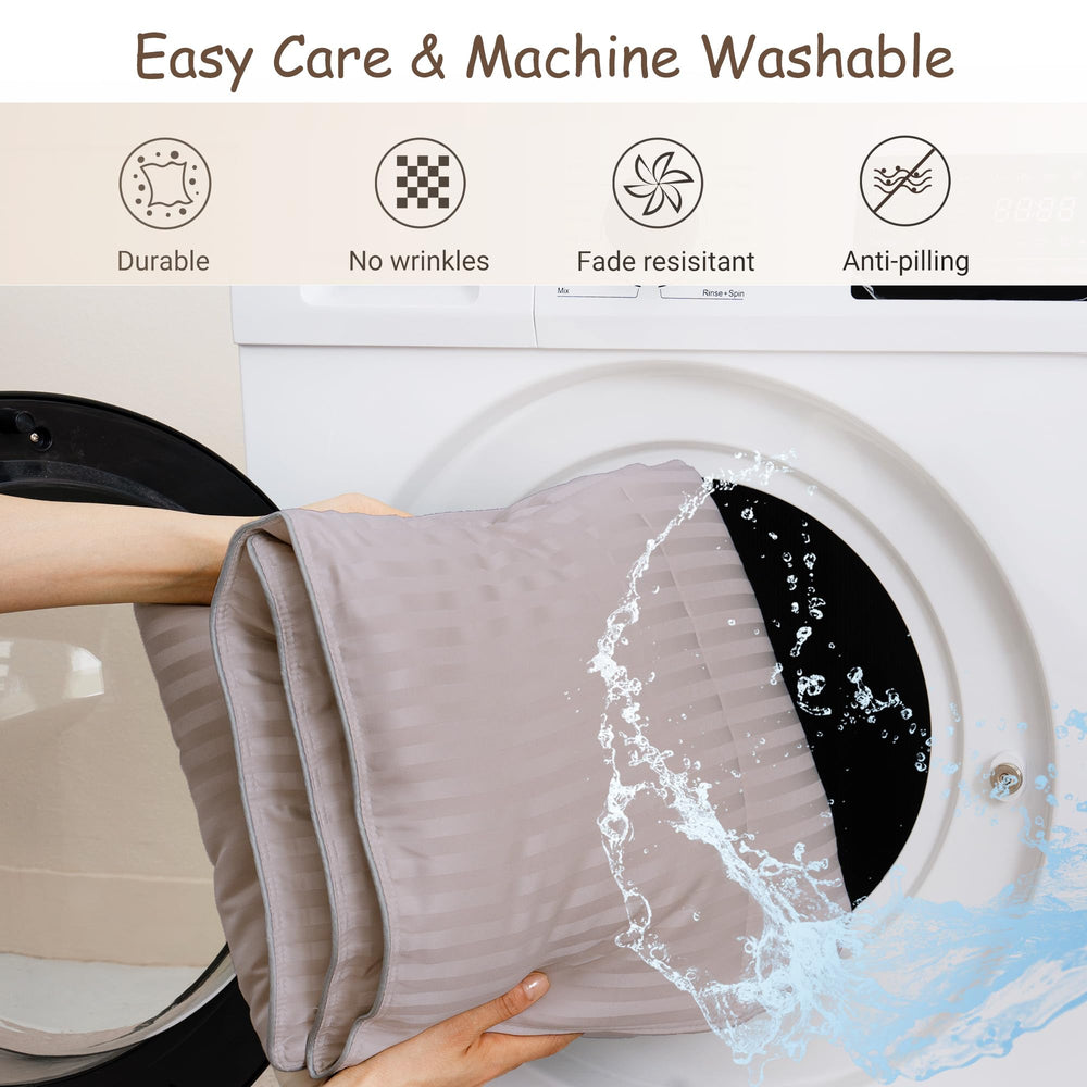 ZPECC Toddler Comforter wash care close-up shows machine washable design