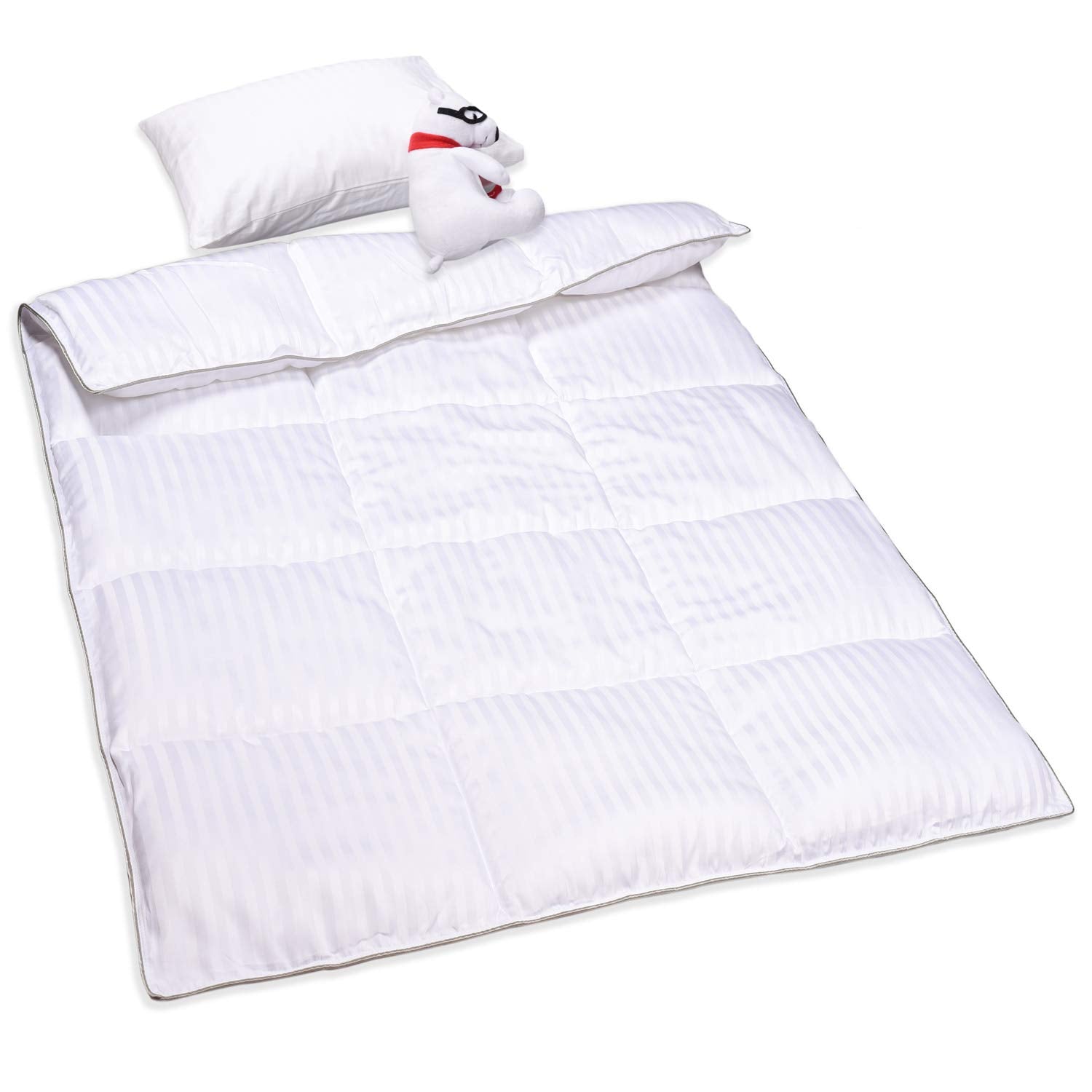 ZPECC Toddler Down Alternative Comforter OEKO-TEX certified for safer, skin-friendly sleep.