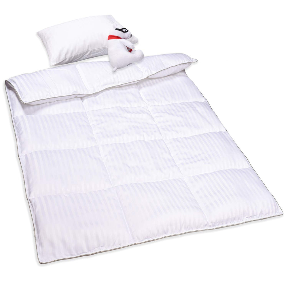 ZPECC Toddler Down Alternative Comforter OEKO-TEX certified for safer, skin-friendly sleep.