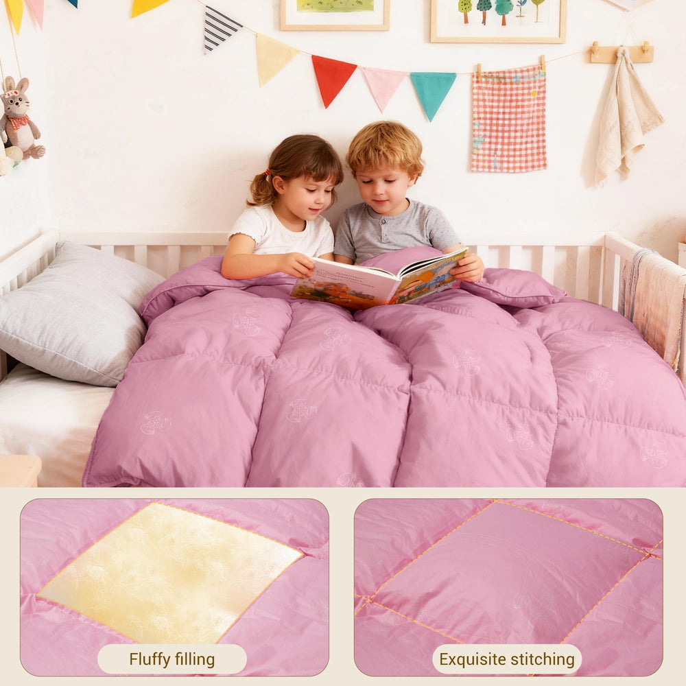 ZPECC goose down comforter all-season lightweight loft for comfort