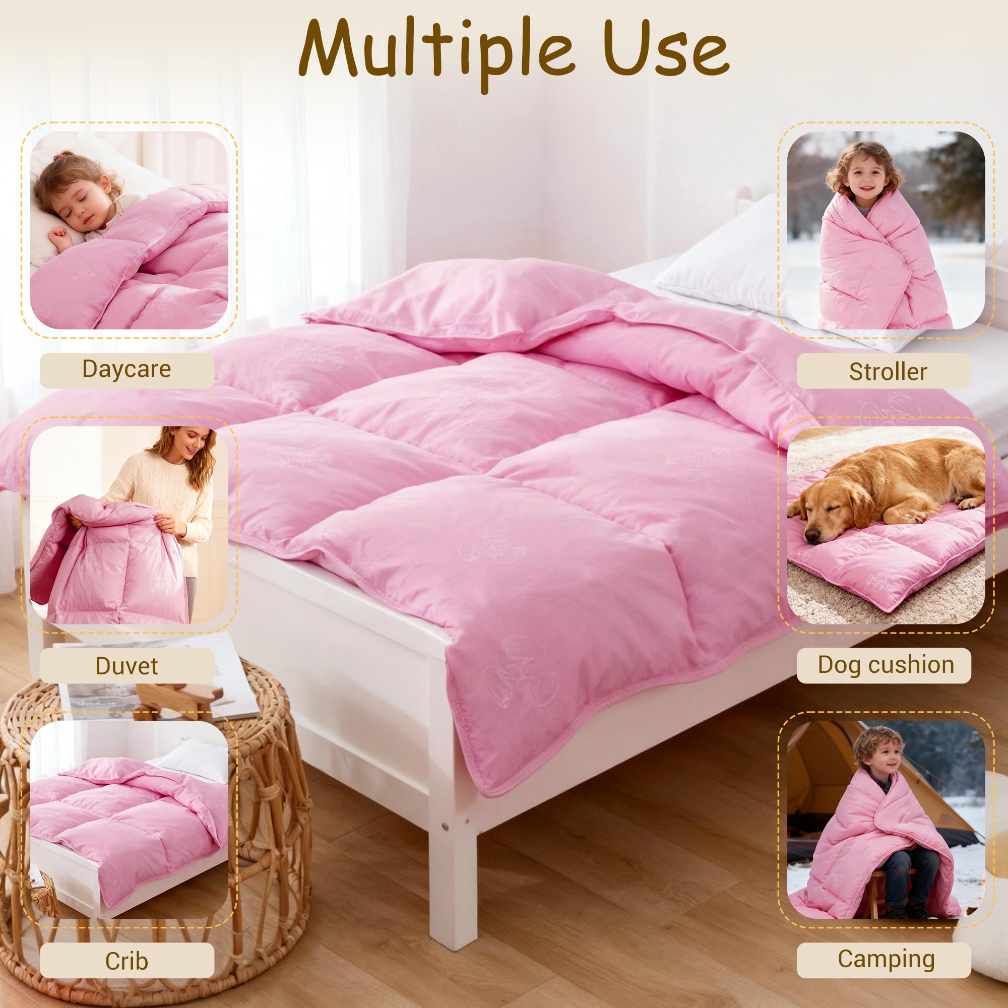 ZPECC toddler comforter machine-washable for easy cleaning