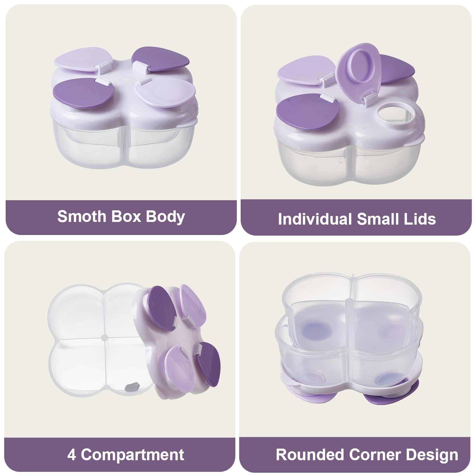 ZRHR dispenser doubles as a snack organizer on trips.