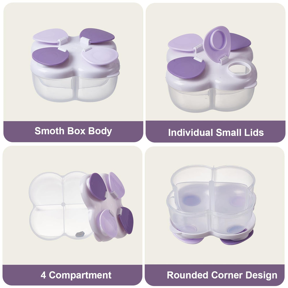 ZRHR dispenser doubles as a snack organizer on trips.