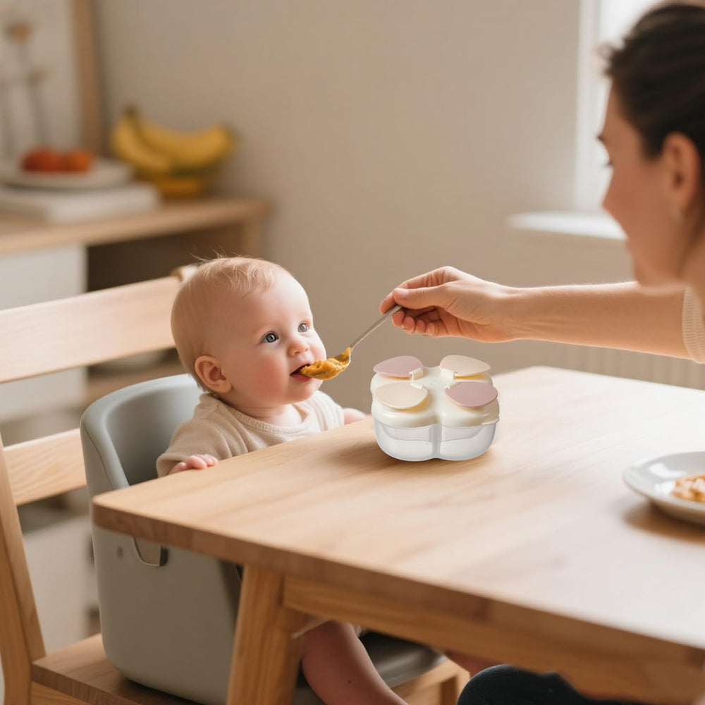 ZRHR on-the-go feeding aid speeds late-night bottle prep.