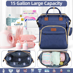 ZRSUN diaper bag backpack insulated bottle holders keep bottles ready on outings
