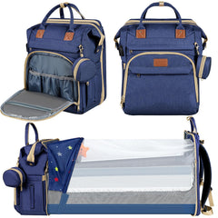 ZRSUN diaper bag backpack main compartment keeps essentials organized on the go