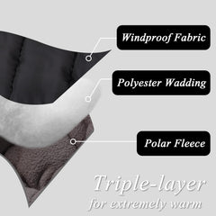 Zsedrut stroller gloves fleece-lined interior for soft warmth