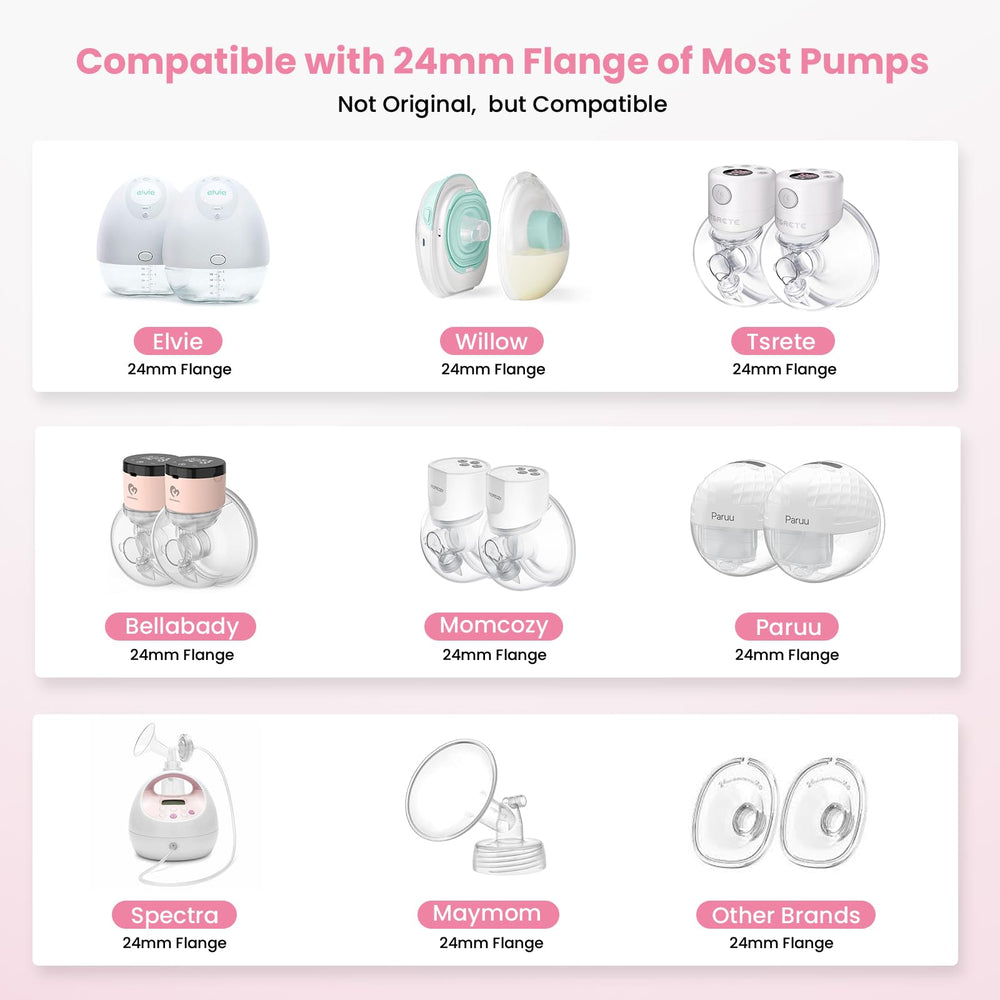 ZÜCÜBéBé flange insert 15mm for adaptable sizing during different lactation stages.