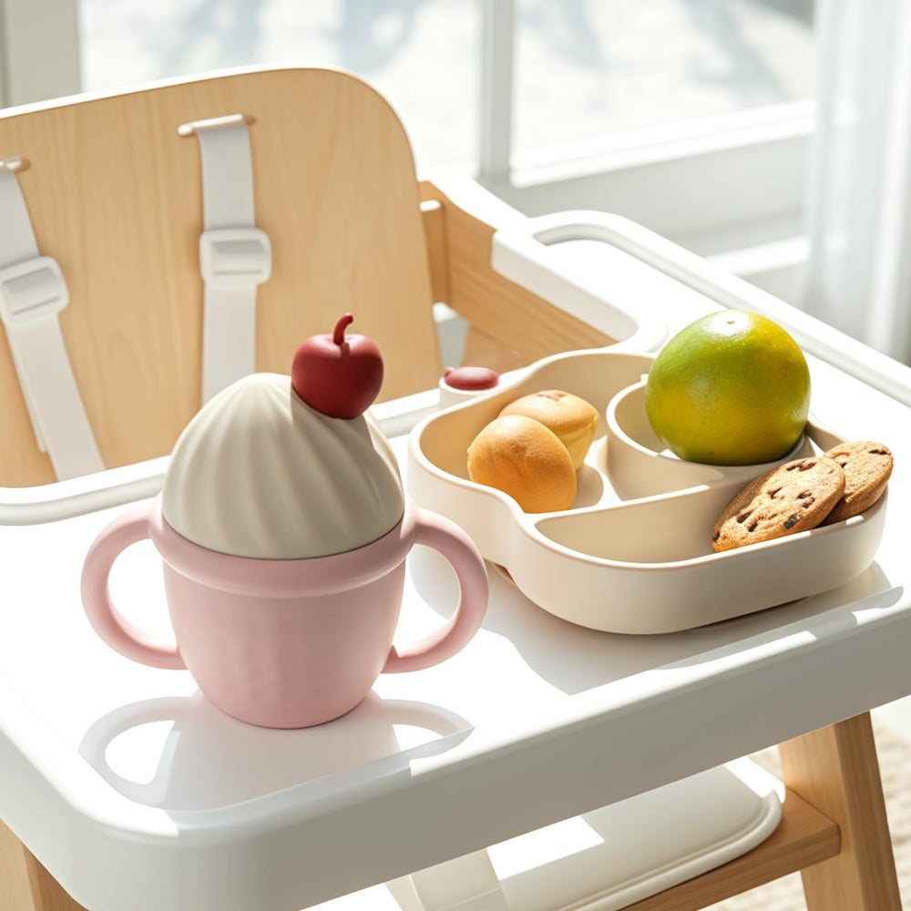 ZÜCÜBéBé baby sippy cup with round design offers easy grip