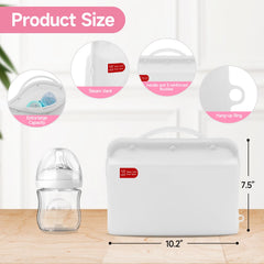ZÜCÜBéBé BPA-free silicone material for safe, durable sterilization