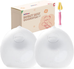 ZÜCÜBéBé two-count collector set for hands-free milk collection.