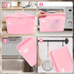 ZÜCÜBéBé silicone bag for pump accessories, portable and space-saving.