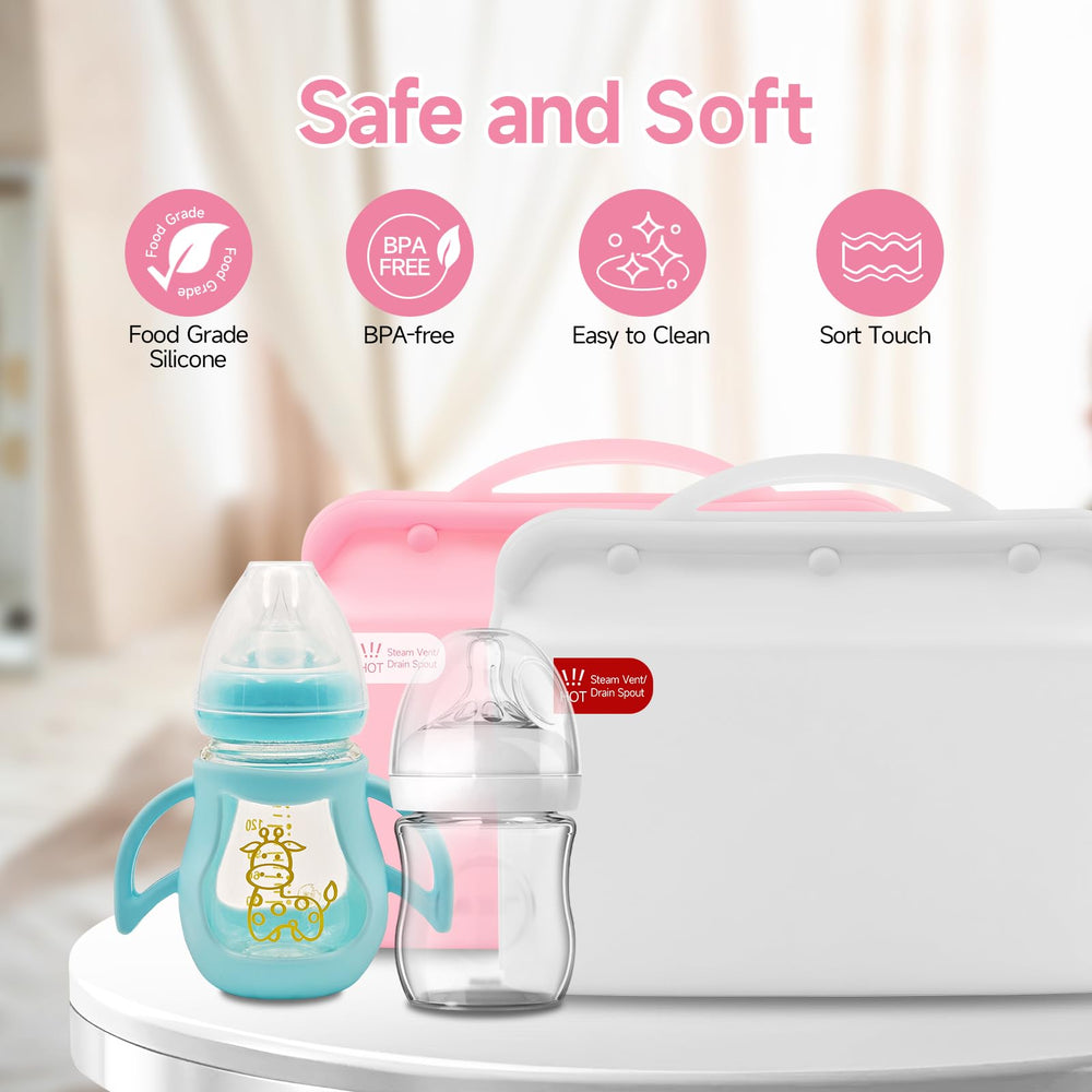 ZÜCÜBéBé travel-friendly sterilizer bag fits in bags for trips