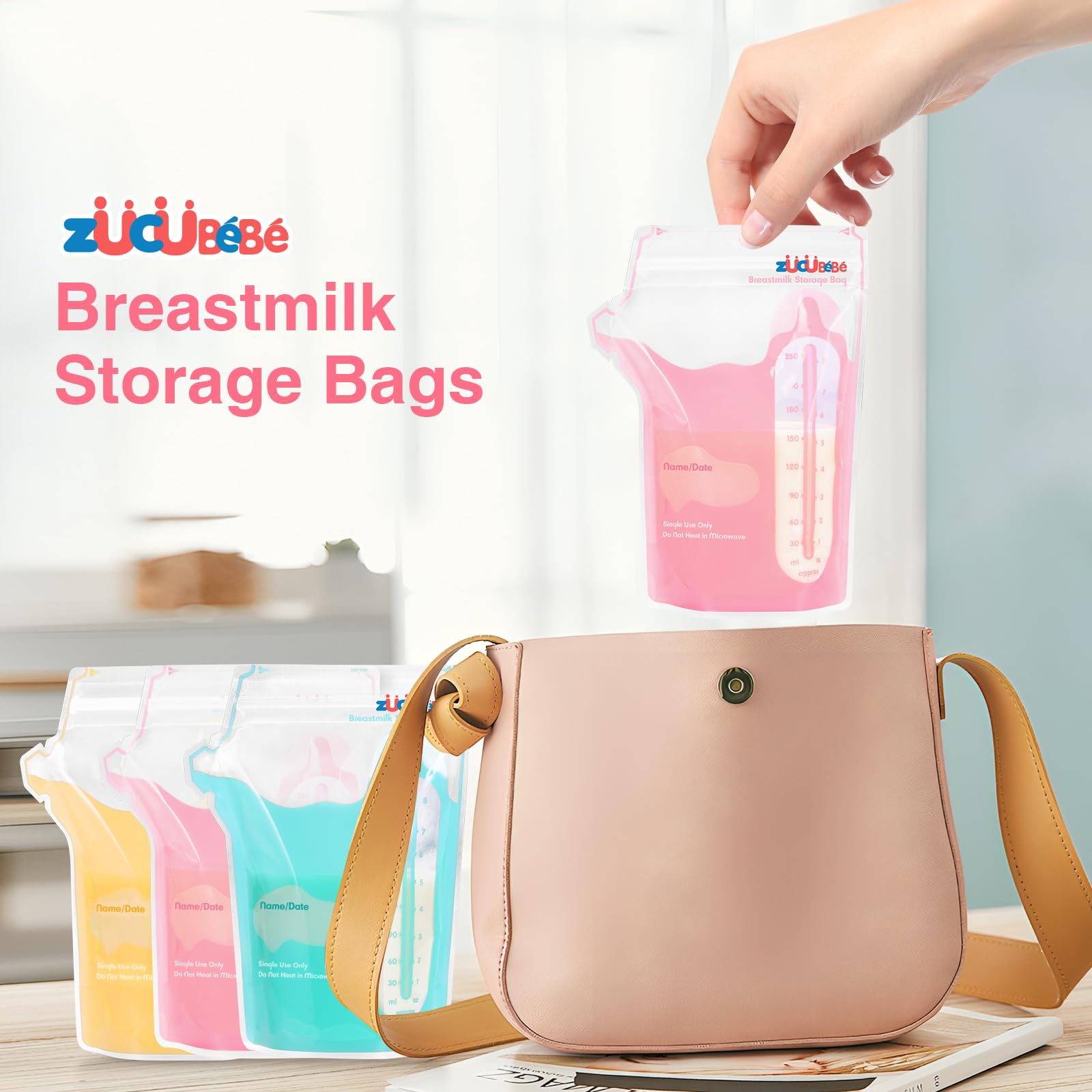 ZÜCÜBéBé zucube bags lay flat or stand for versatility.