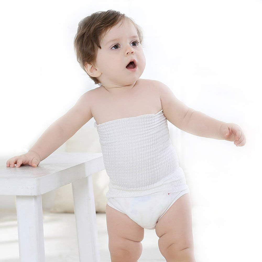 Zulaniu Belly Button Band soft cotton texture enhances gentle comfort.