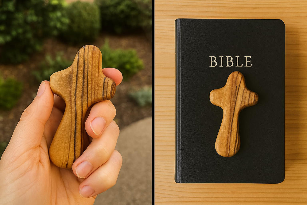 Zuluf authenticity certificate accompanies each Bethlehem cross