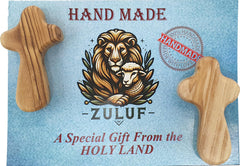 Zuluf Holy Land cross crafted in Bethlehem with authenticity certificate