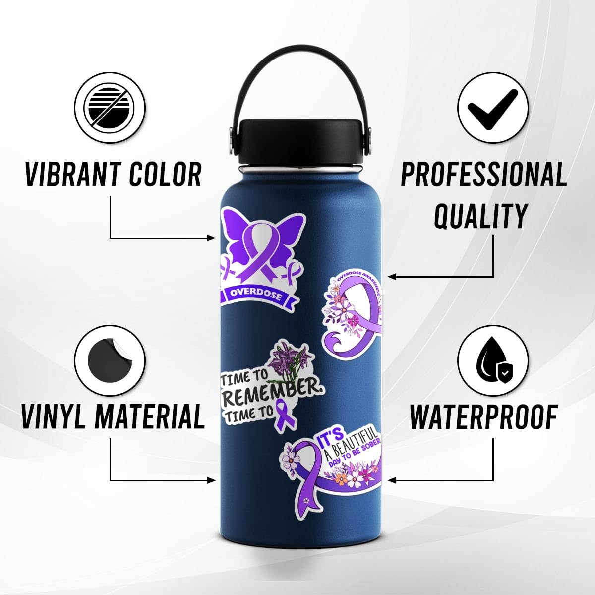 ZULUVINYL aesthetic stickers for teens express personal style on everyday items.