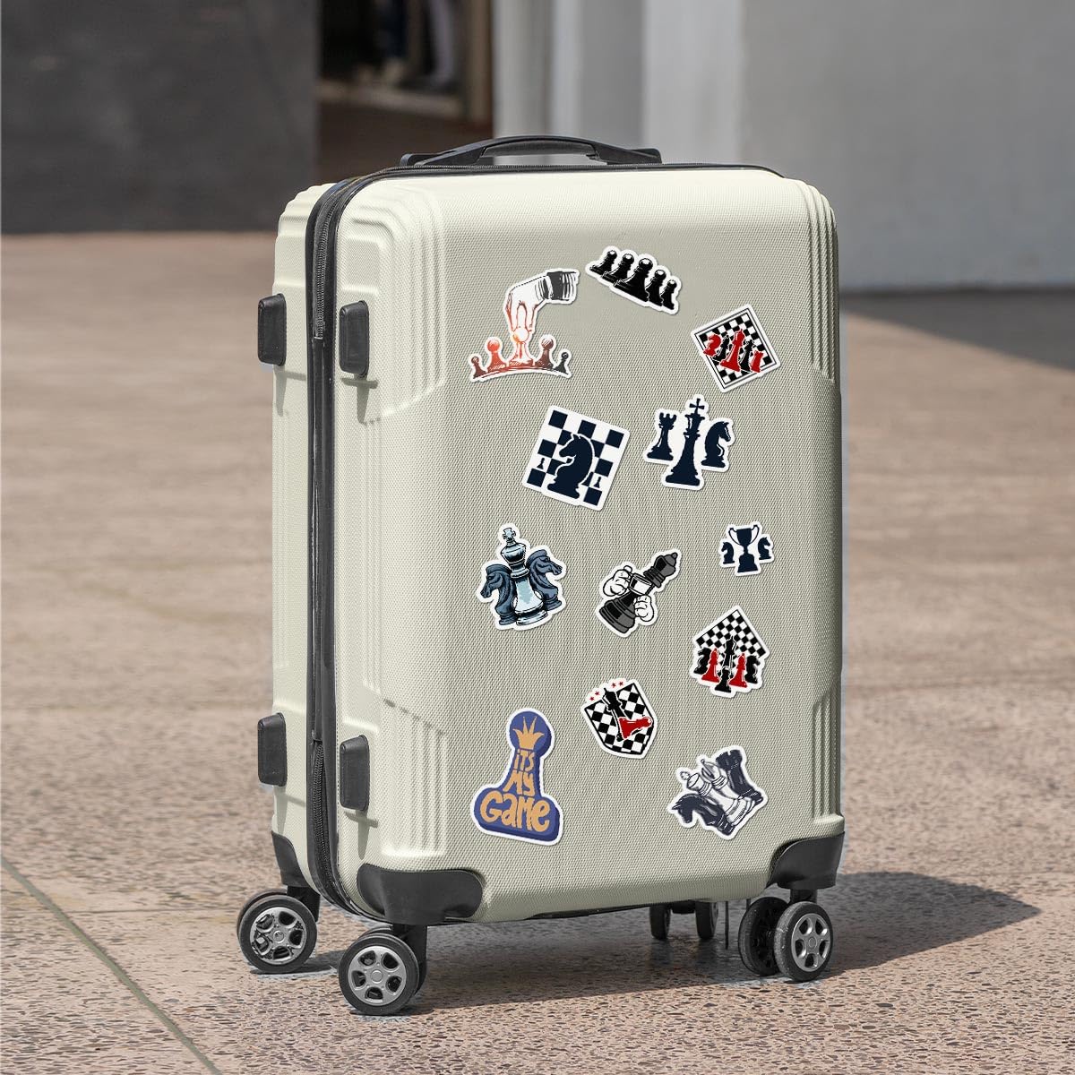 ZULUVINYL chess stickers for tumblers customize cups and mugs with vibrant, weather-resistant designs.